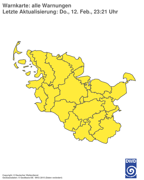 Aktuelle Wetterwarnungen für Hamburg