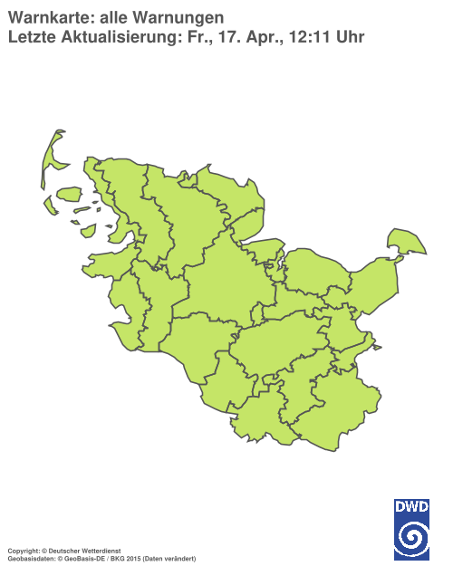 Aktuelle Wetterwarnungen für Hamburg
